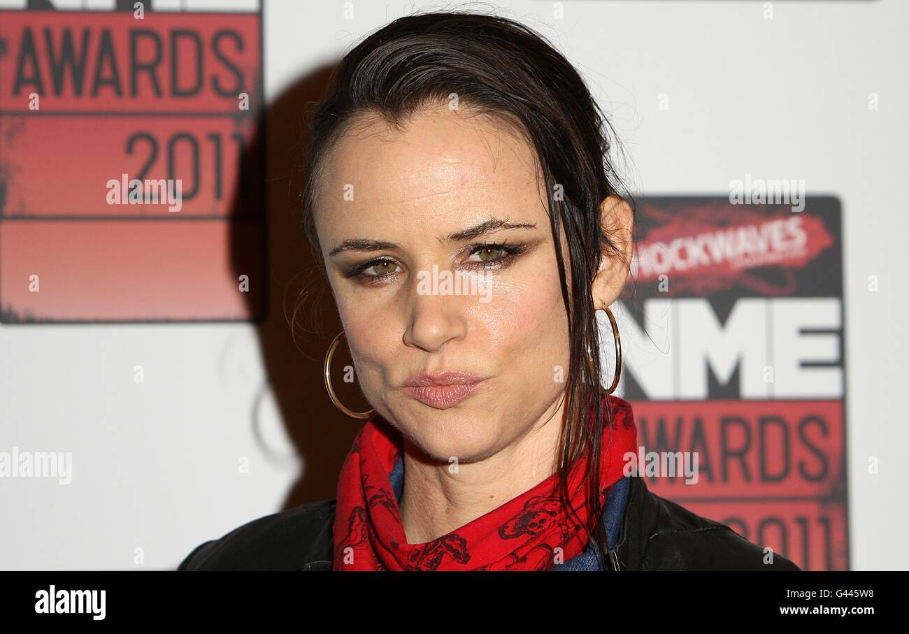 NME Awards 2011 - Arrivals - London. Juliette Lewis arriving for the 2011 Shockwaves NME Awards at the O2 Academy, Brixton, London Stock Photo