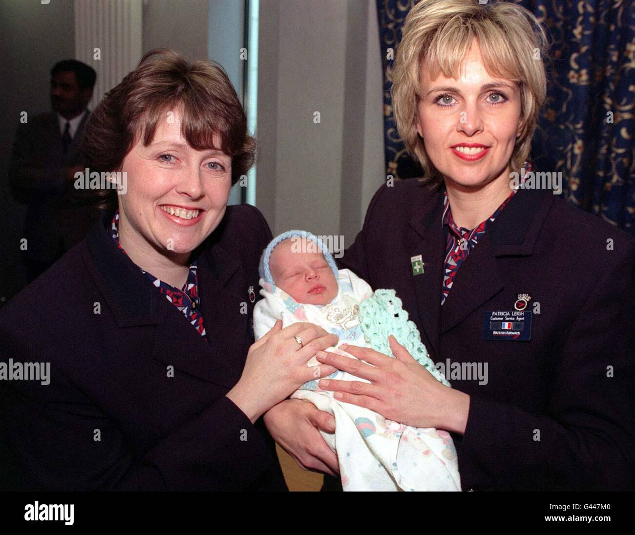 Airport baby Timothy Ian 2 Stock Photo - Alamy