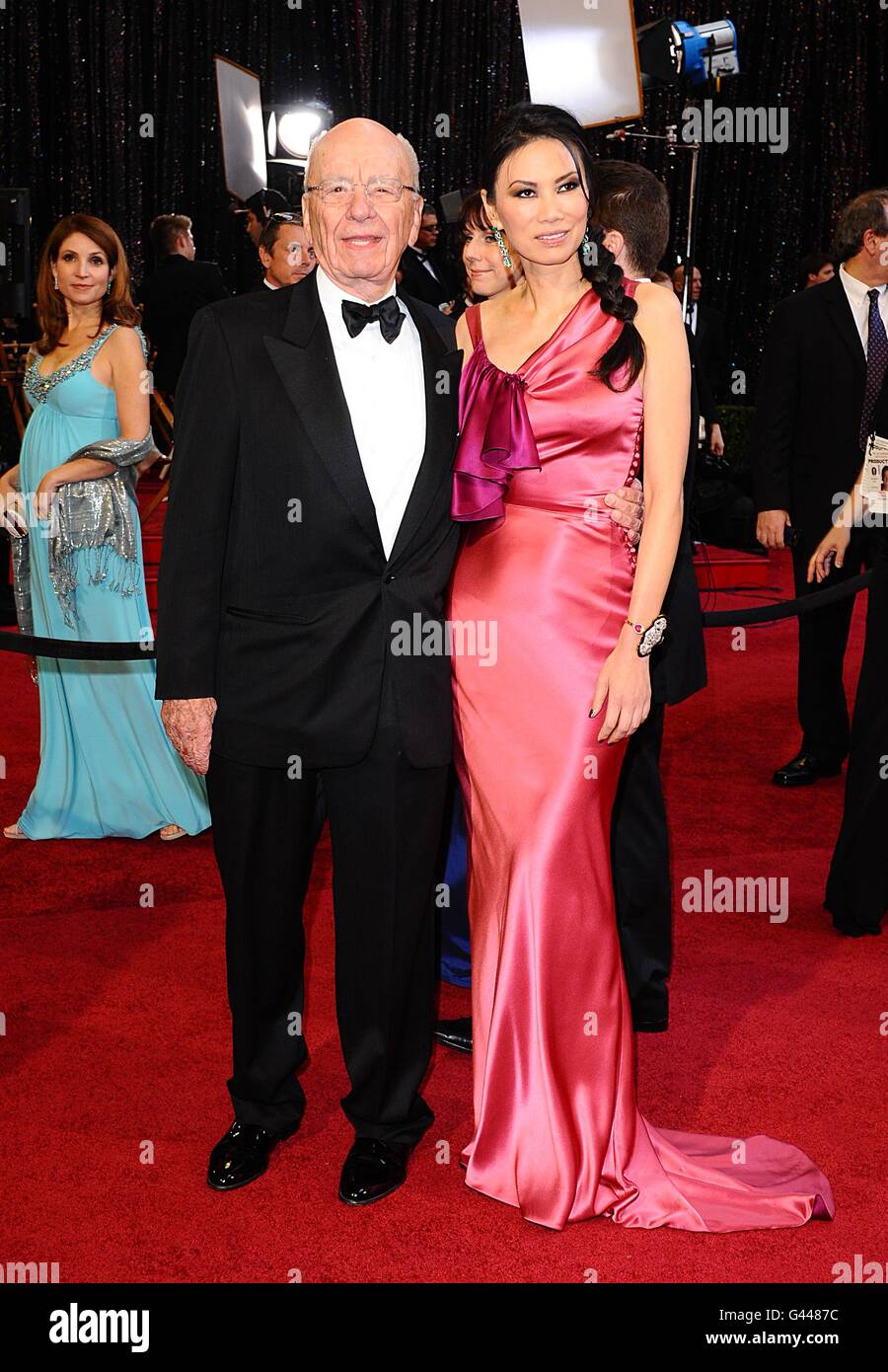 Rupert murdoch and wife hi-res stock photography and images - Alamy
