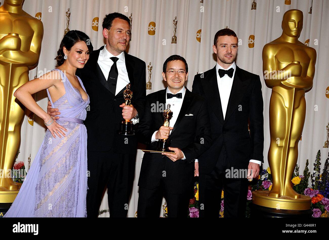 Shaun Tan and Andrew Ruhemann with the Best Short Film award, received ...