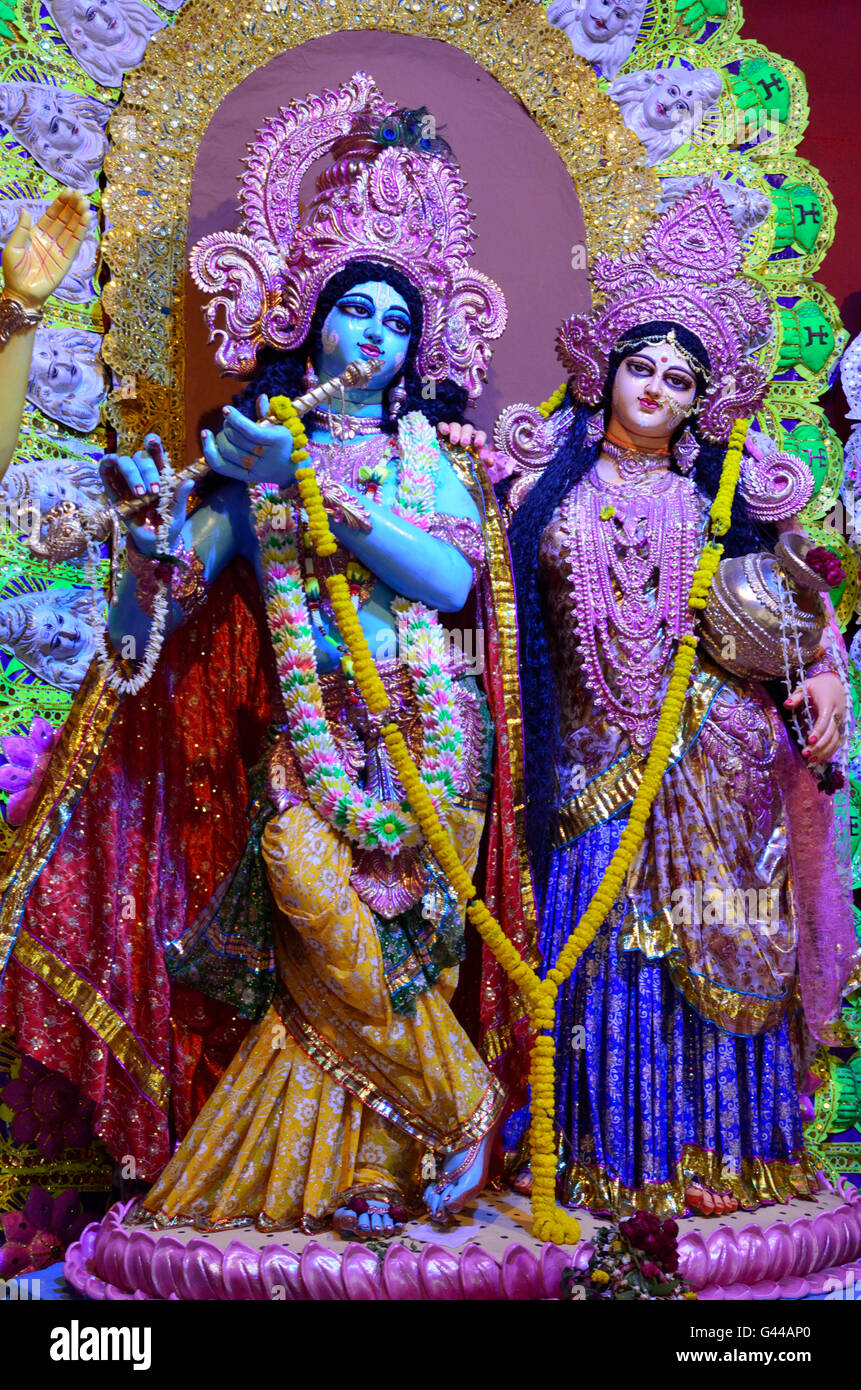 Lord Krishna and Radha, Janmastami celebrations, birthday of Lord ...