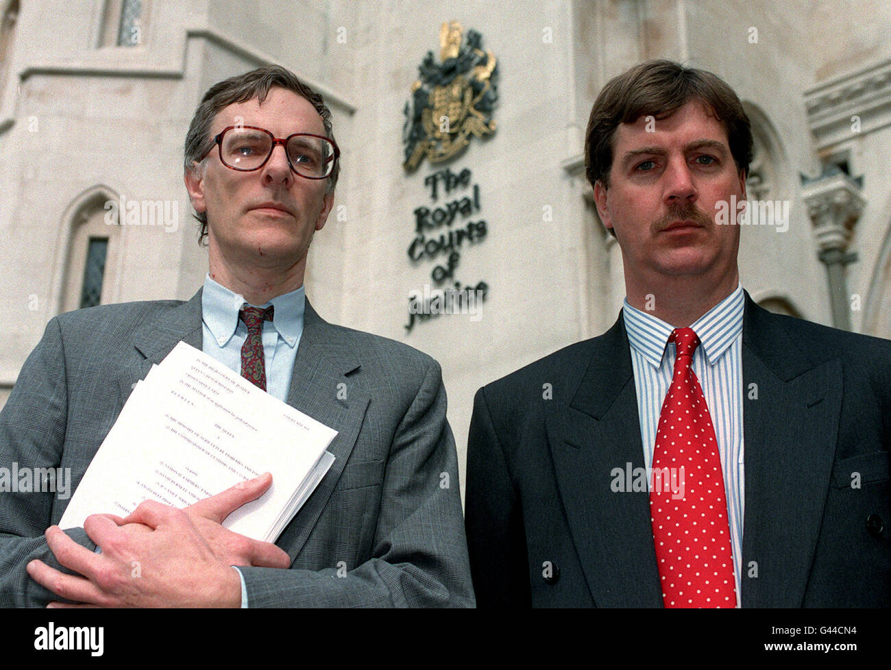 Ian Gardiner (left), Director of Policy for the National Union of Farmers, and the union's