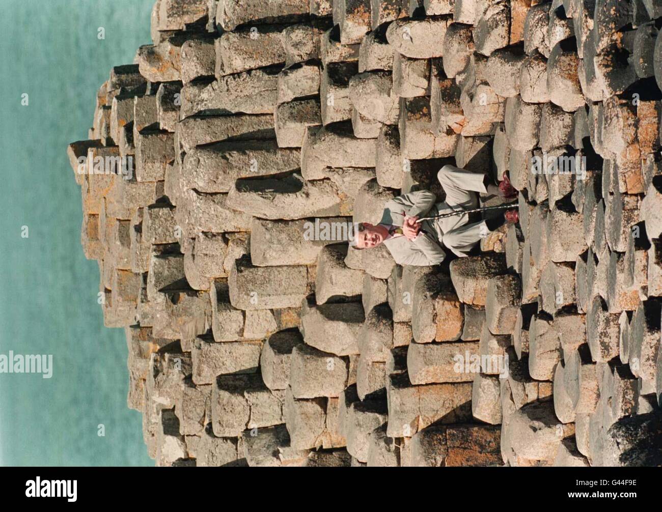 Prince Charles/Giants causeway Stock Photo