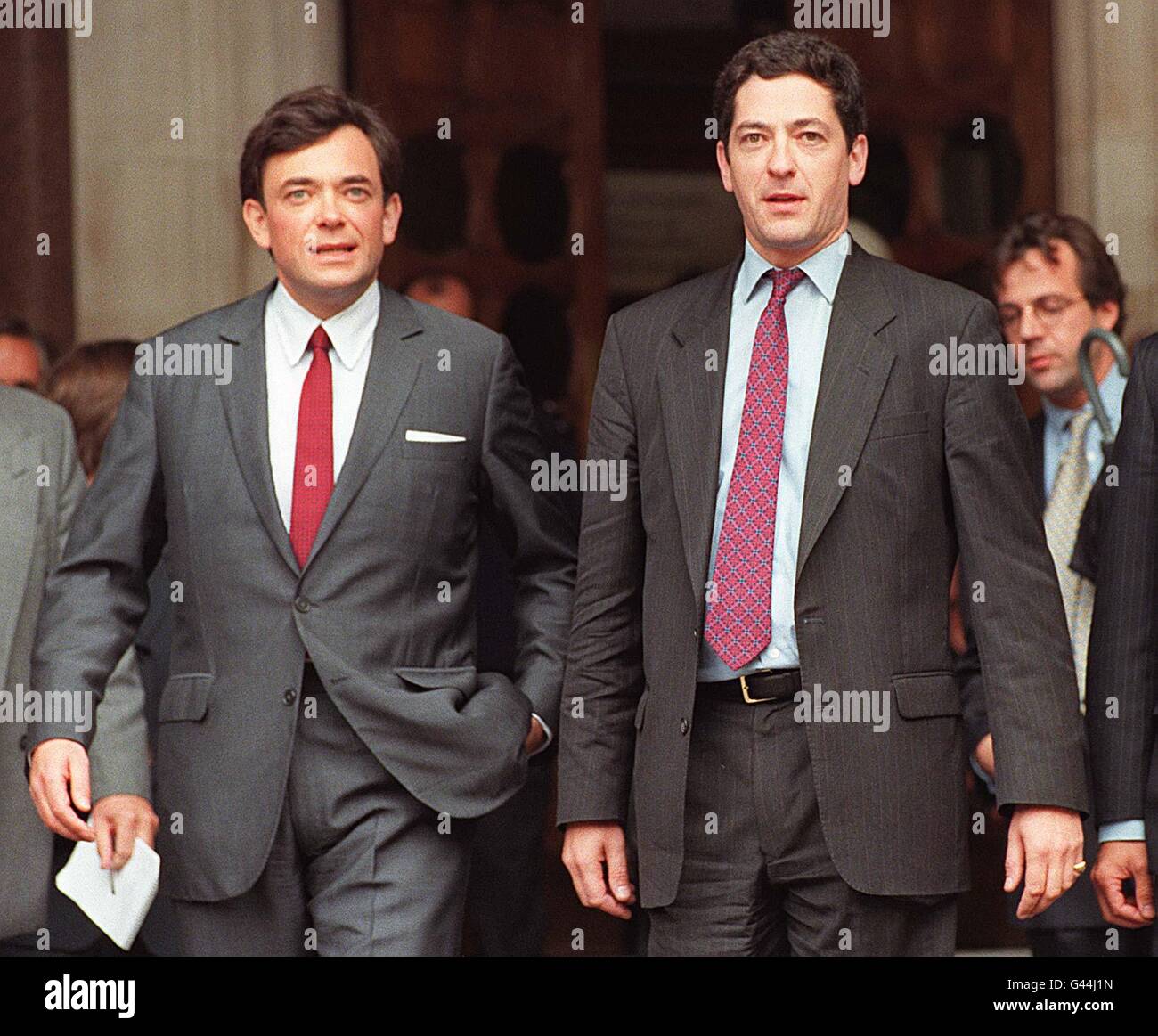 COURTS Maxwells leave court Stock Photo Alamy