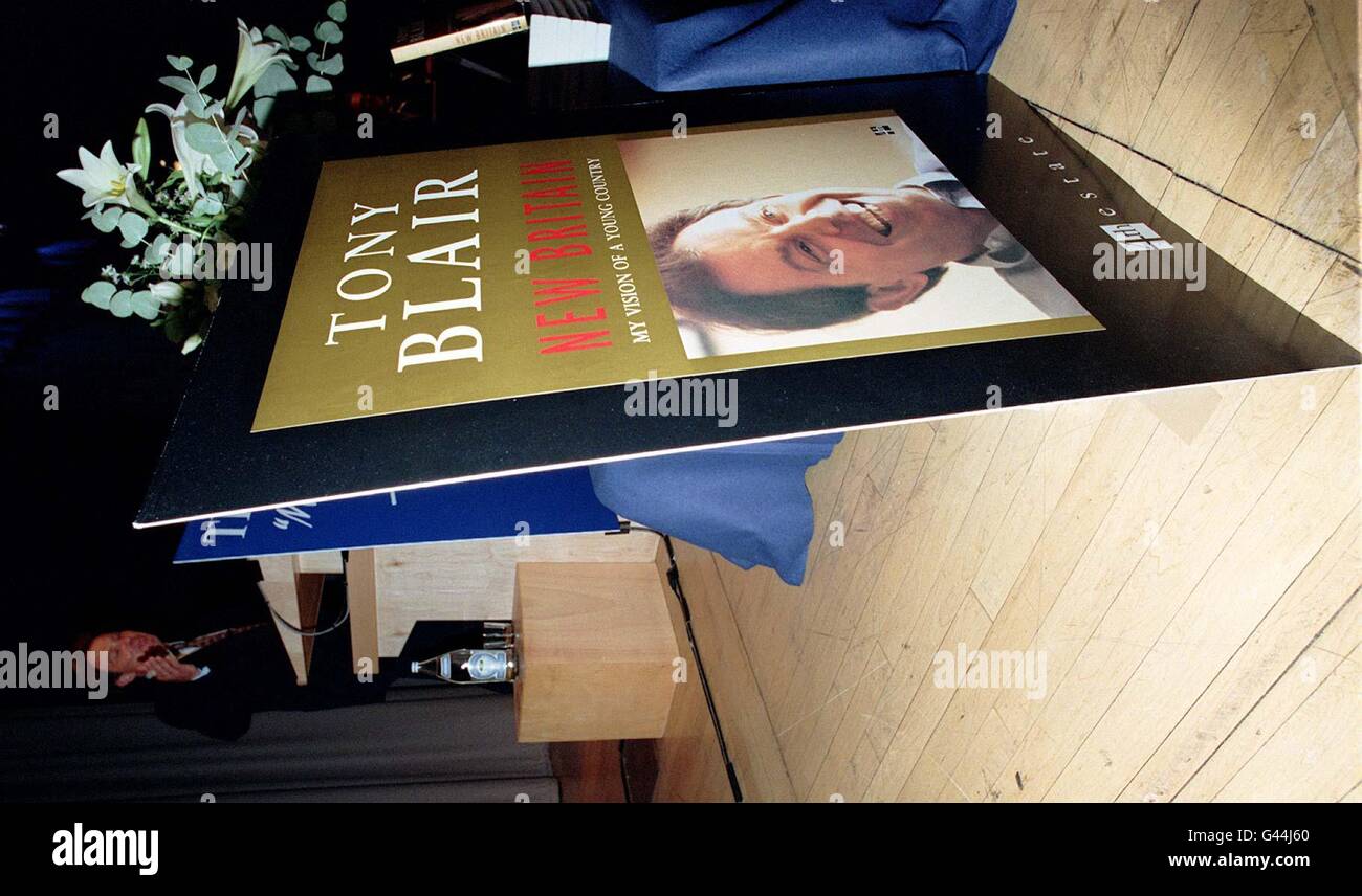 Tony Blair/book 2 Stock Photo - Alamy