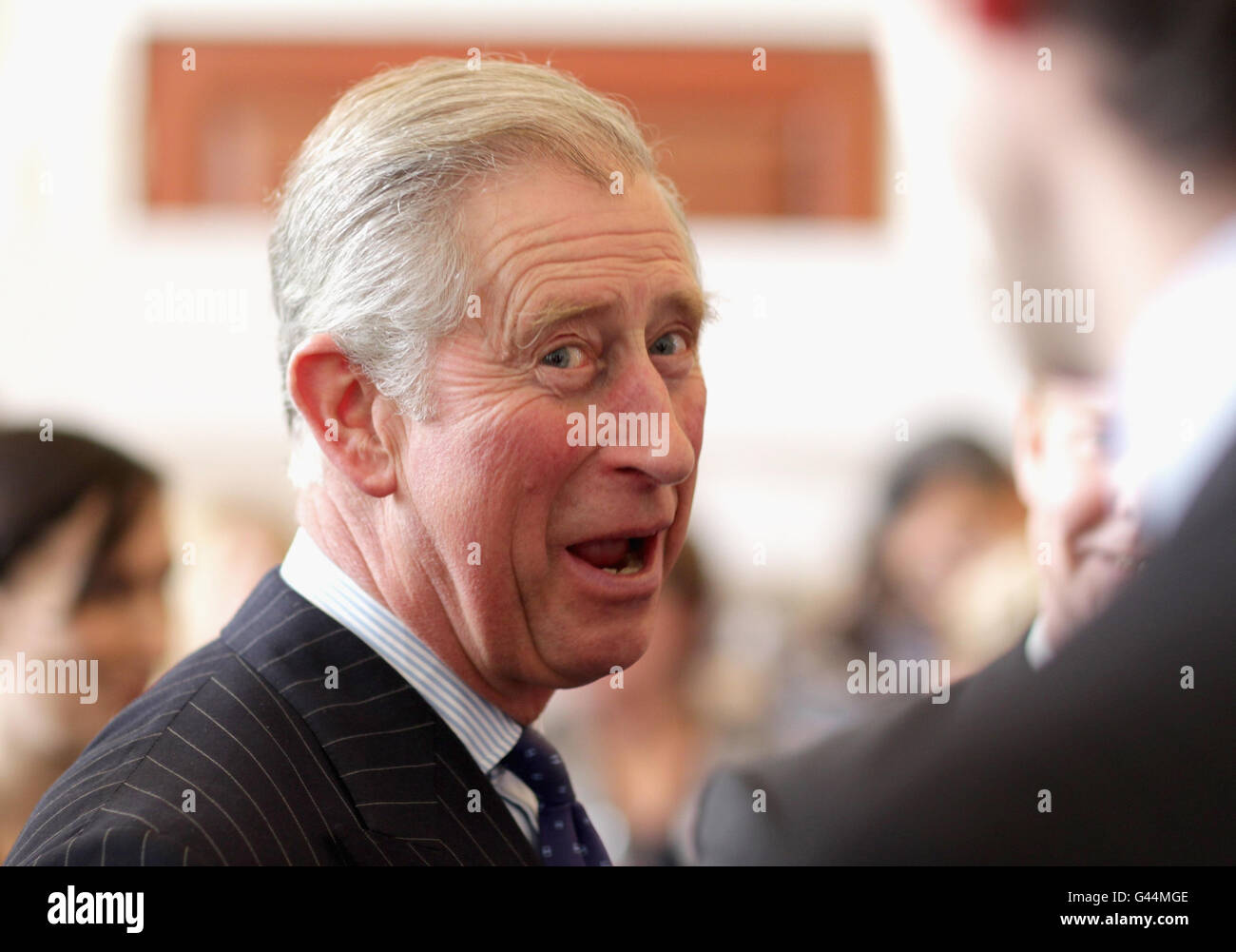 British Red Cross Volunteers Reception Stock Photo - Alamy