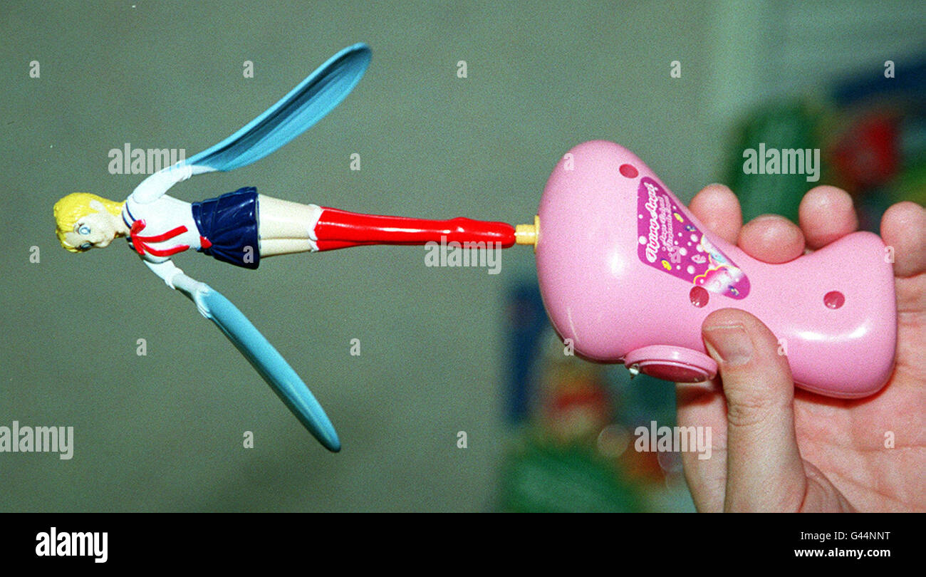 Danger Toy/Flying Angel 2 Stock Photo Alamy