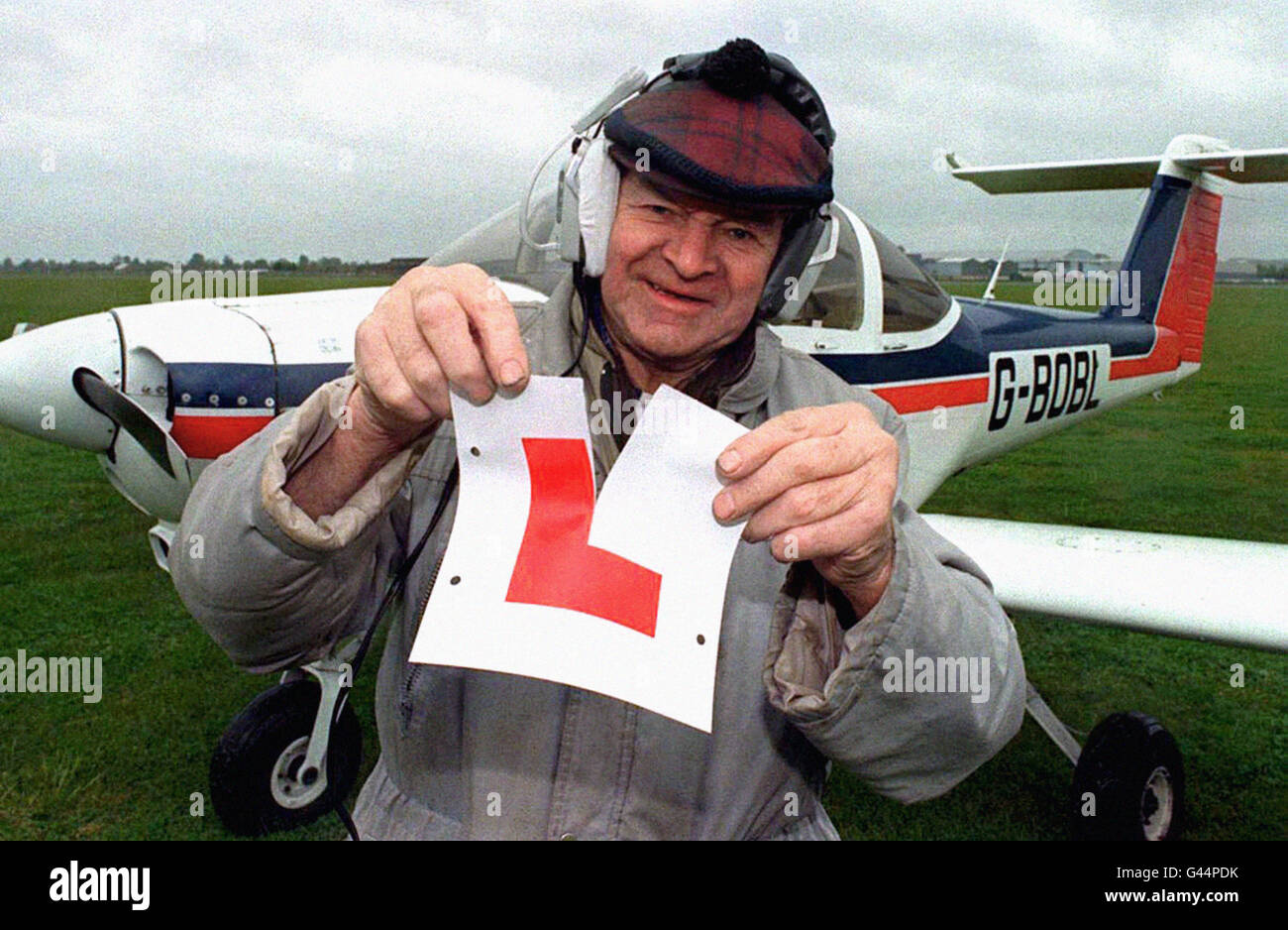 A Pilot's Licence at 78 - Welsbourne - 1996 Stock Photo