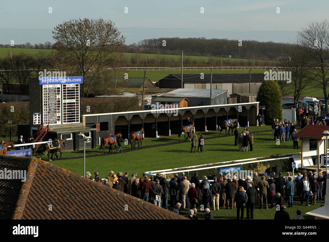 Huntingdon Races General view huntingdon racecourse hi-res stock photography and images ...