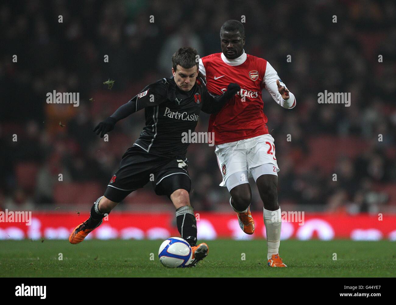 Soccer - FA Cup - Fifth Round - Replay - Arsenal v Leyton Orient - Emirates Stadium Stock Photo