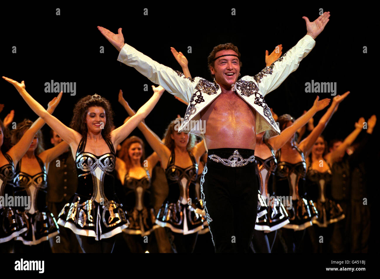PAF Michael Flatley. Michael Flatley The Lord of the Dance Stock Photo