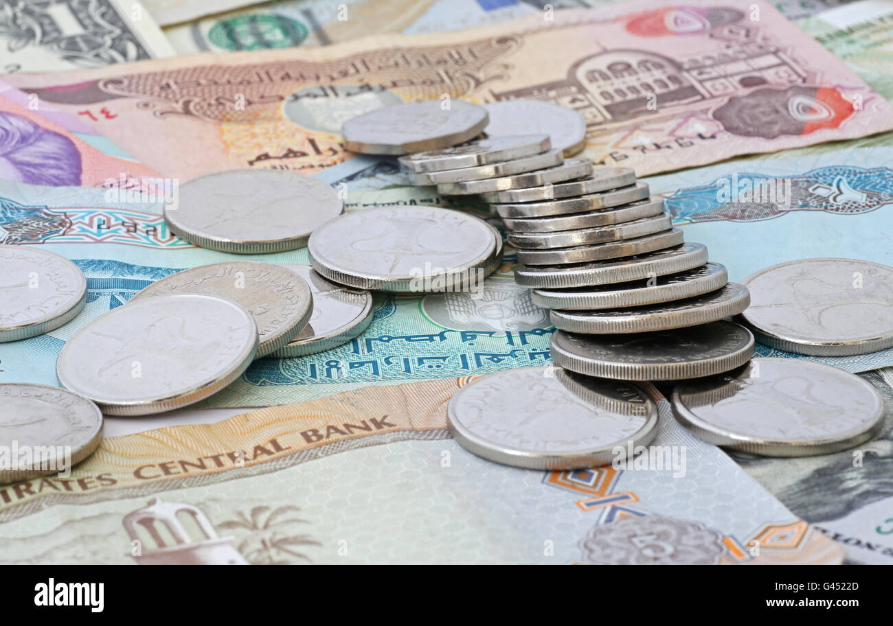 Heap Of Dirham Coins On Several Currencies Banknotes Stock Photo Alamy heap-of-dirham-coins-on-several-currencies-banknotes-stock-photo-alamy