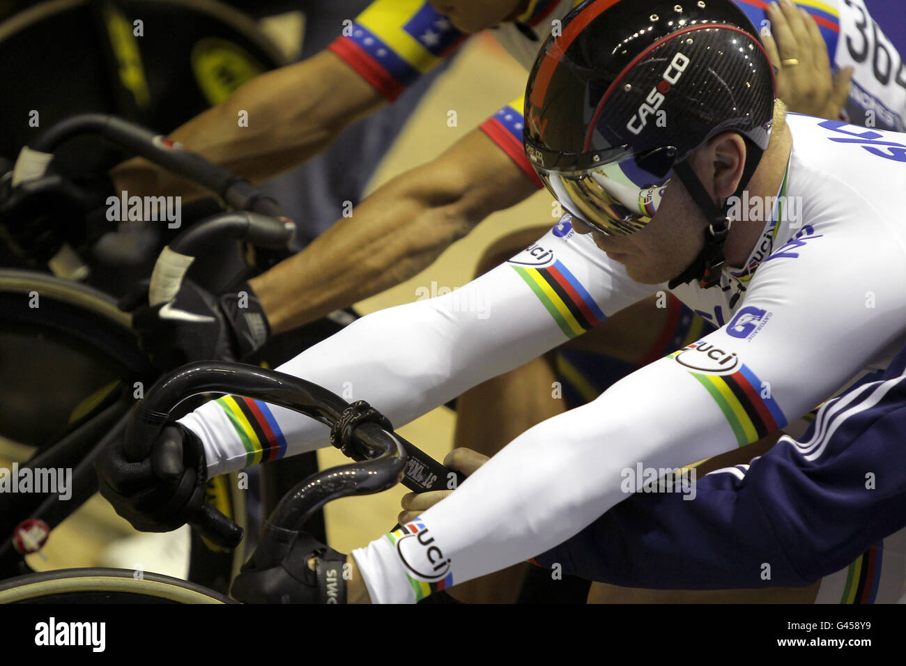 Cycling - Track World Cup - Day Two - National Cycling Centre. Sir Chris Hoy, Team Sky + HD Stock Photo