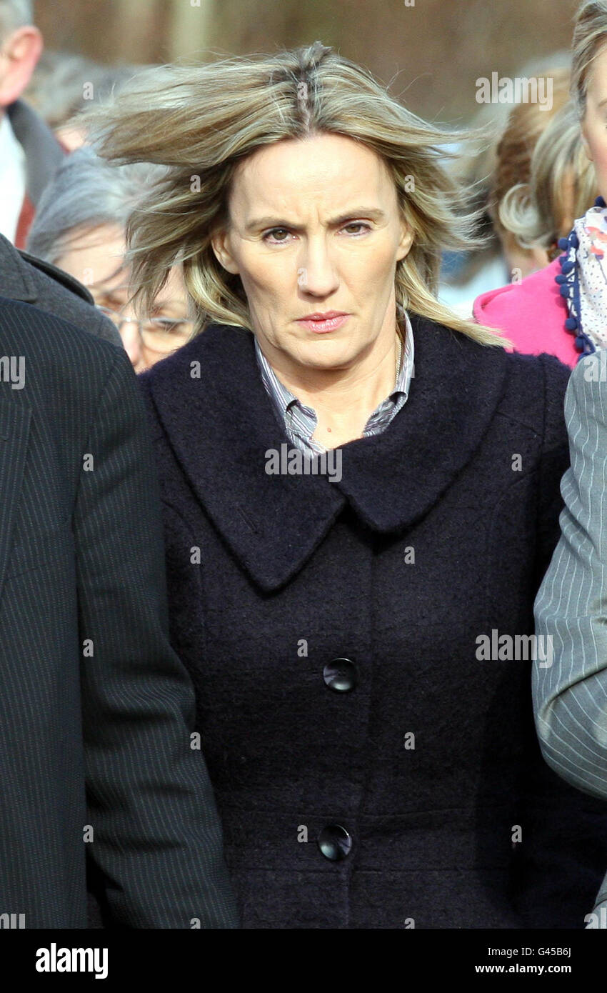 Hazel stewart arrive at coleraine court hi-res stock photography and ...