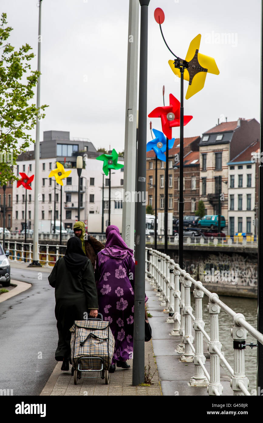 The district Molenbeek in Brussels, Belgium Stock Photo - Alamy