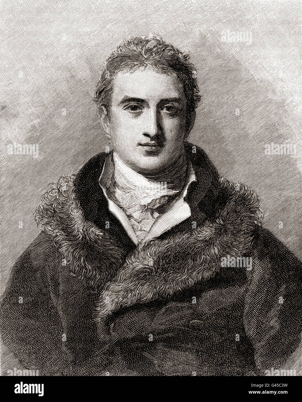Robert Stewart, 2nd Marquess of Londonderry, 1769 – 1822, aka Lord Castlereagh.  Irish-British statesman and  Secretary of State for Foreign Affairs. Stock Photo