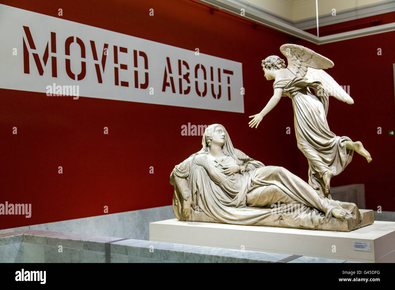 Royal Museum of Fine Arts, Brussels, Belgium, Exhibition 'Uncensored Photographs' bythe artist Andres Serrano Stock Photo