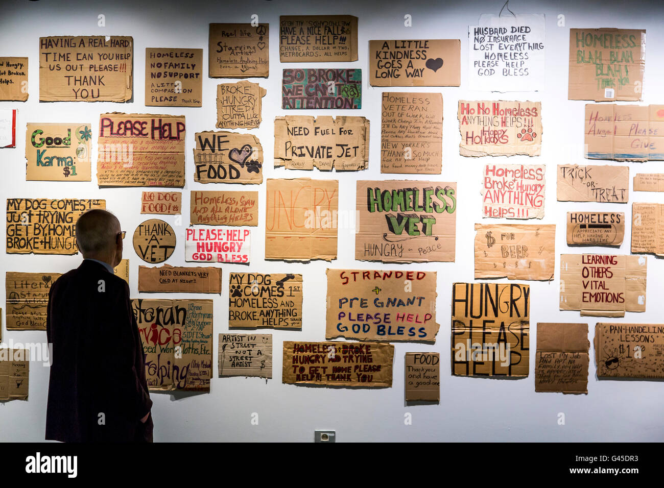 Royal Museum of Fine Arts, Brussels, Belgium, Exhibition 'Uncensored Photographs' bythe artist Andres Serrano Stock Photo