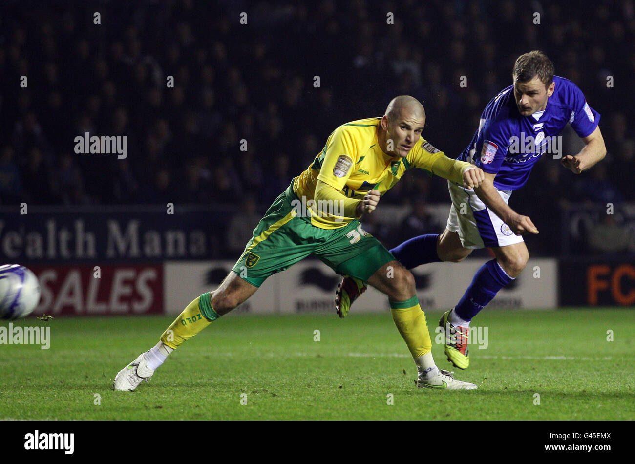 Soccer leicester full length scoring mangpa datacoapplies hires stock