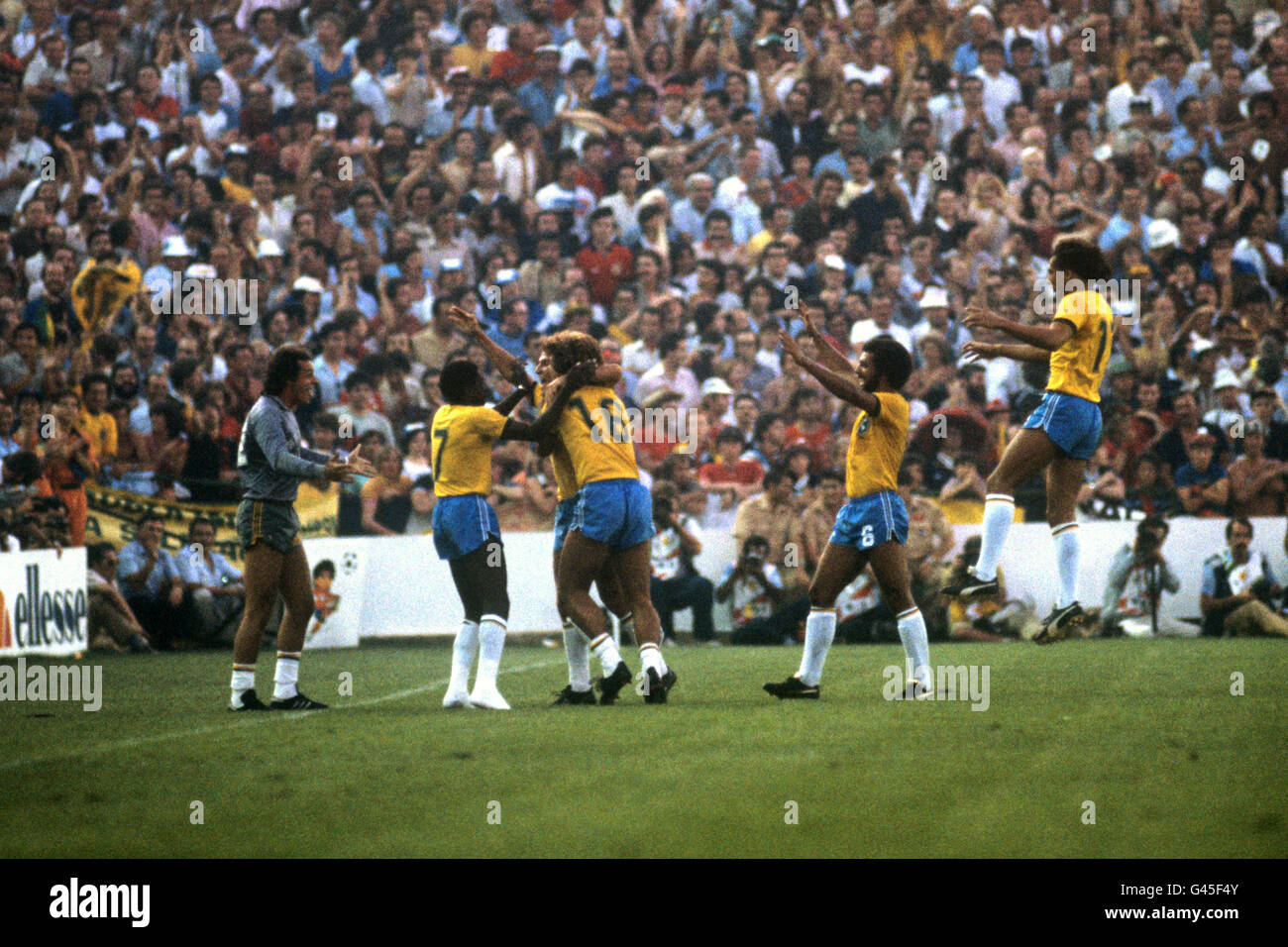 Soccer - FIFA World Cup Spain 1982 - Group Six - Brazil v Scotland ...