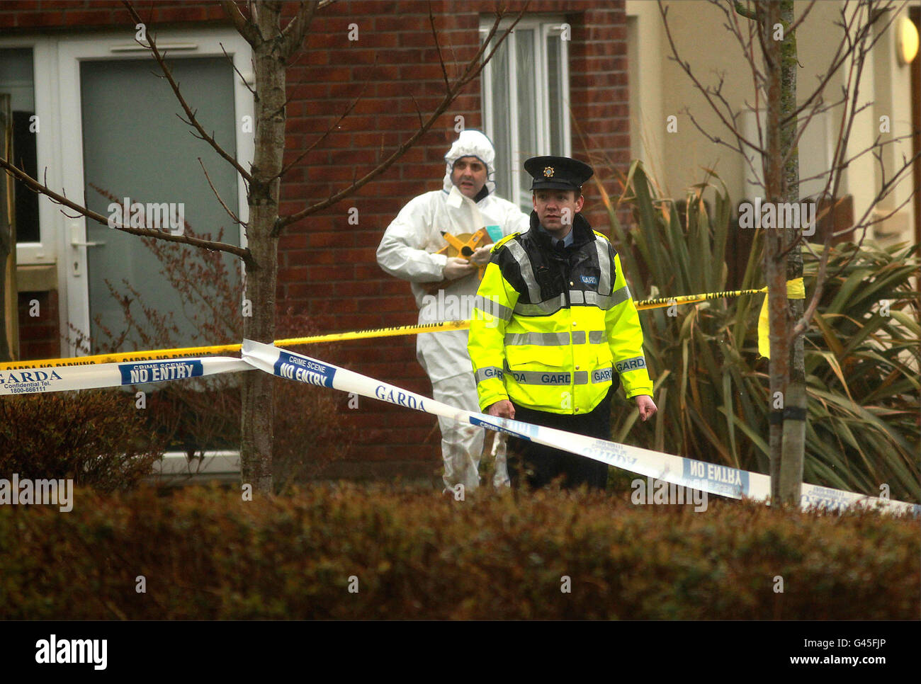 Two Injured In Shooting Stock Photo Alamy