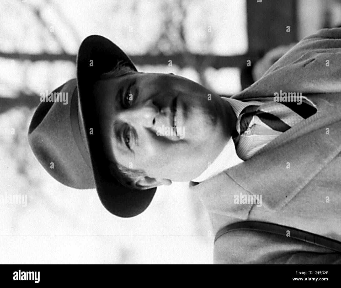 Library filer ref 62217-1, dated 8.3.57, of race horse trainer Captain Neville Crump. Crump, who began training in 1937 after riding as an amateur, died last night at the age of 86. PA. SEE PA STORY RACING Crump.**AVAILABLE B/W ONLY** Stock Photo