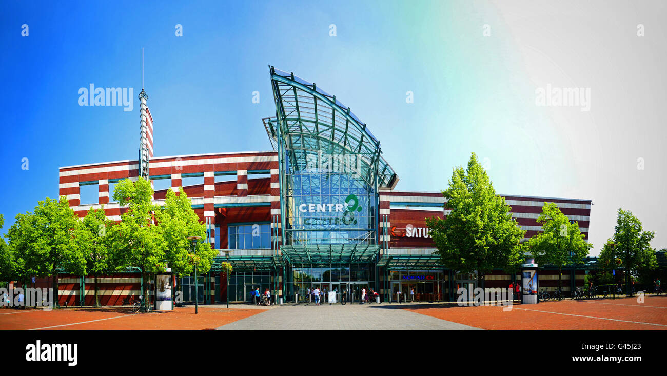 Europe Germany NRW Oberhausen shopping center entertainment amusement park Stock Photo