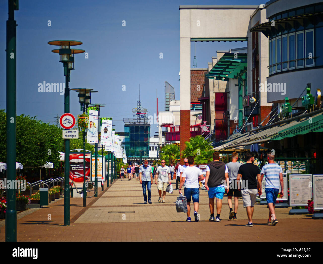 Europe Germany NRW Oberhausen shopping center entertainment amusement park Stock Photo