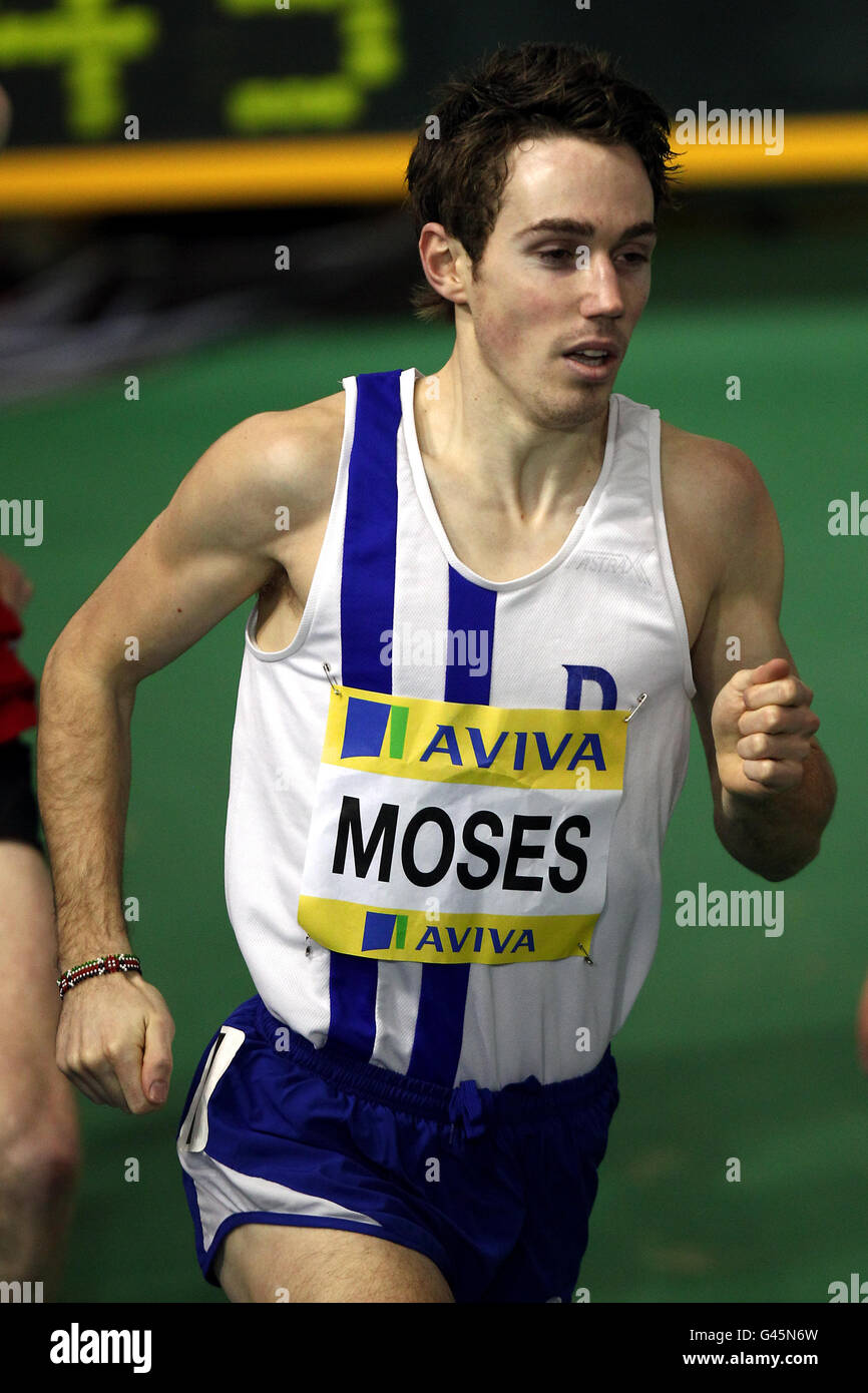Athletics - Aviva Indoor UK Trials and Championships - Day Two - English Institute of Sport Stock Photo