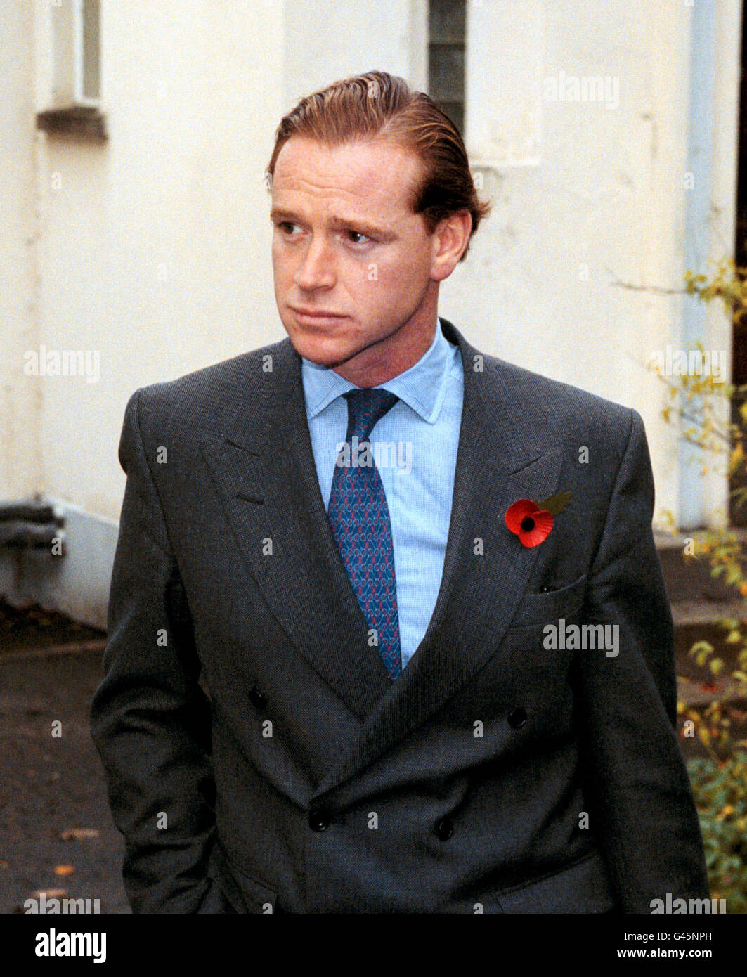 Former Cavalry officer James Hewitt leaves Okehampton Magistrates Court, Devon today (Thursday) after appearing on a drink-driving charge. The case was adjourned until November 14. Stock Photo
