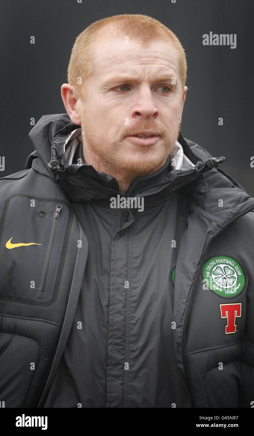 Soccer Celtic Training Session Barrowfield Training Ground Stock Photo Alamy