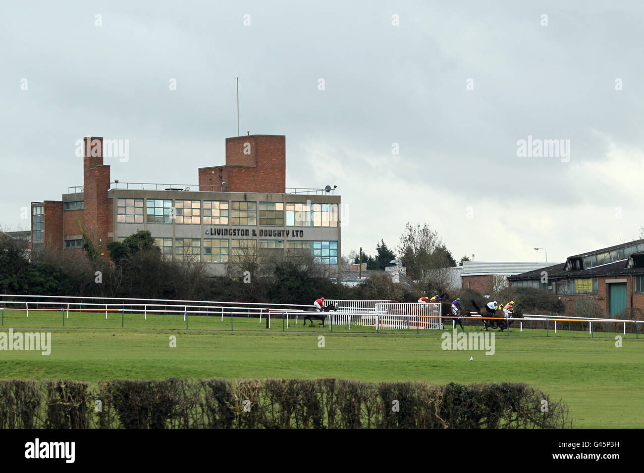 Horse Racing - Leicester Racecourse Stock Photo