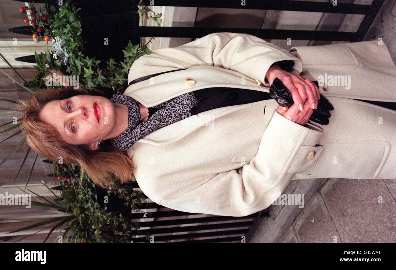 GP Dr Christine Keown, 46, stands outside the General Medical Council in central London today (Thursday) where a hearing continued into allegations by a 28-year old university graduate known as 'Miss A' that she was intimately touched and assauled by Keown during a consultation in March 1995. Dr Keown denies the allegations. See PA Story GMC Woman/By Stefan Rousseau/PA. Stock Photo