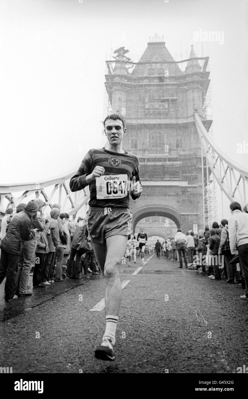 1981 london marathon hi-res stock photography and images - Alamy