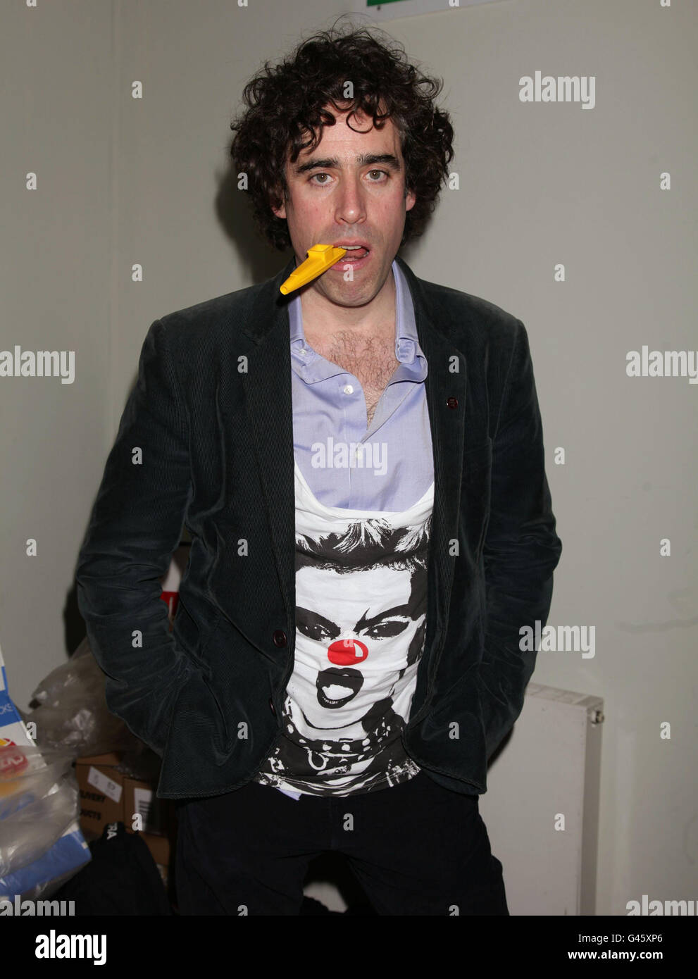 Comic Relief kazoo ensemble Stock Photo Alamy