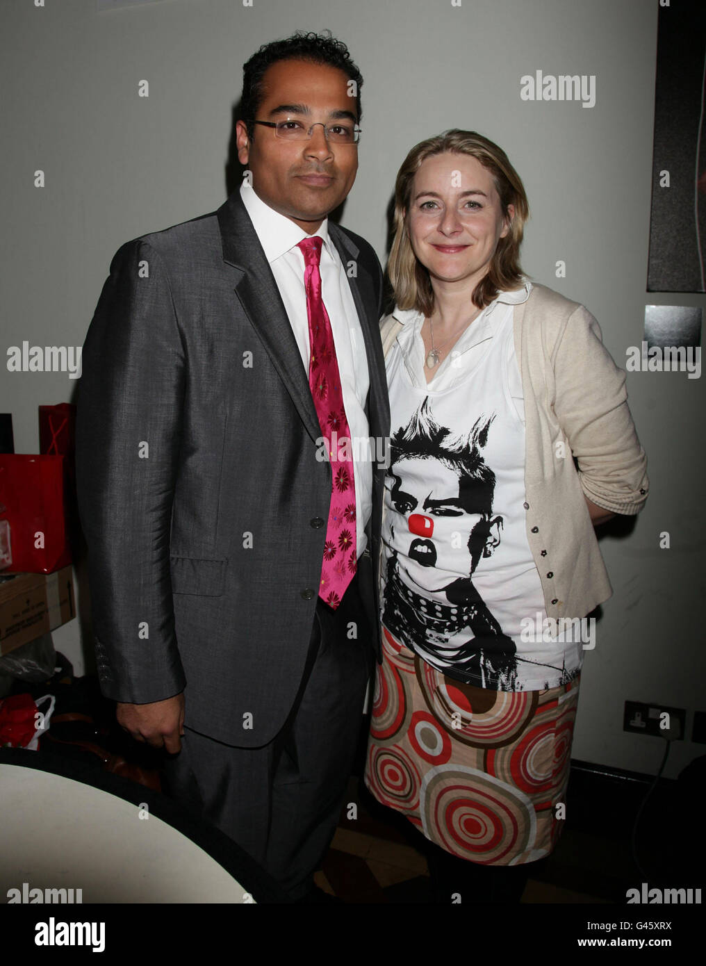 Comic Relief kazoo ensemble Stock Photo Alamy