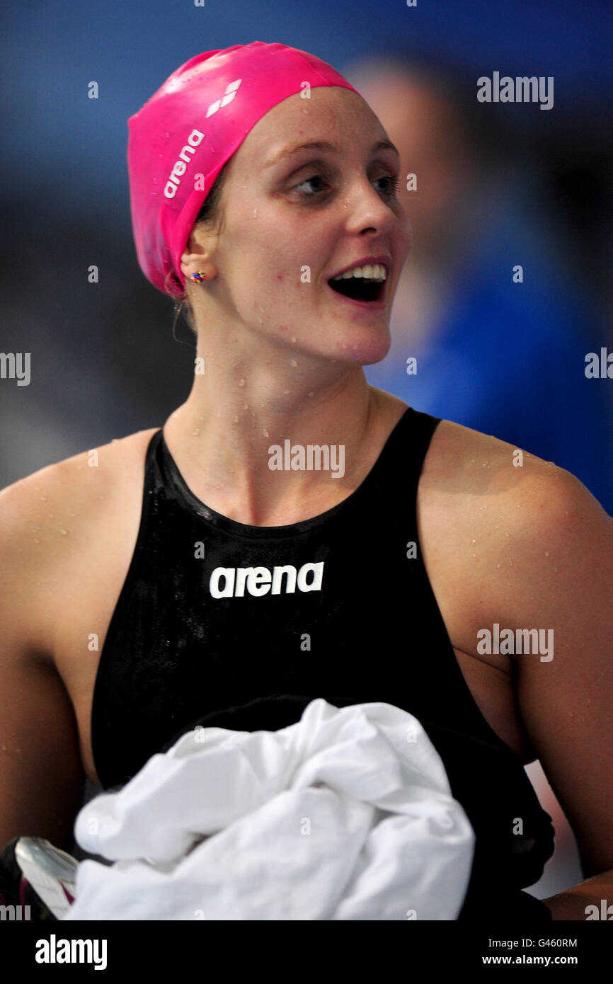 Loughborough universitys francesca halsall after the womens open 100m