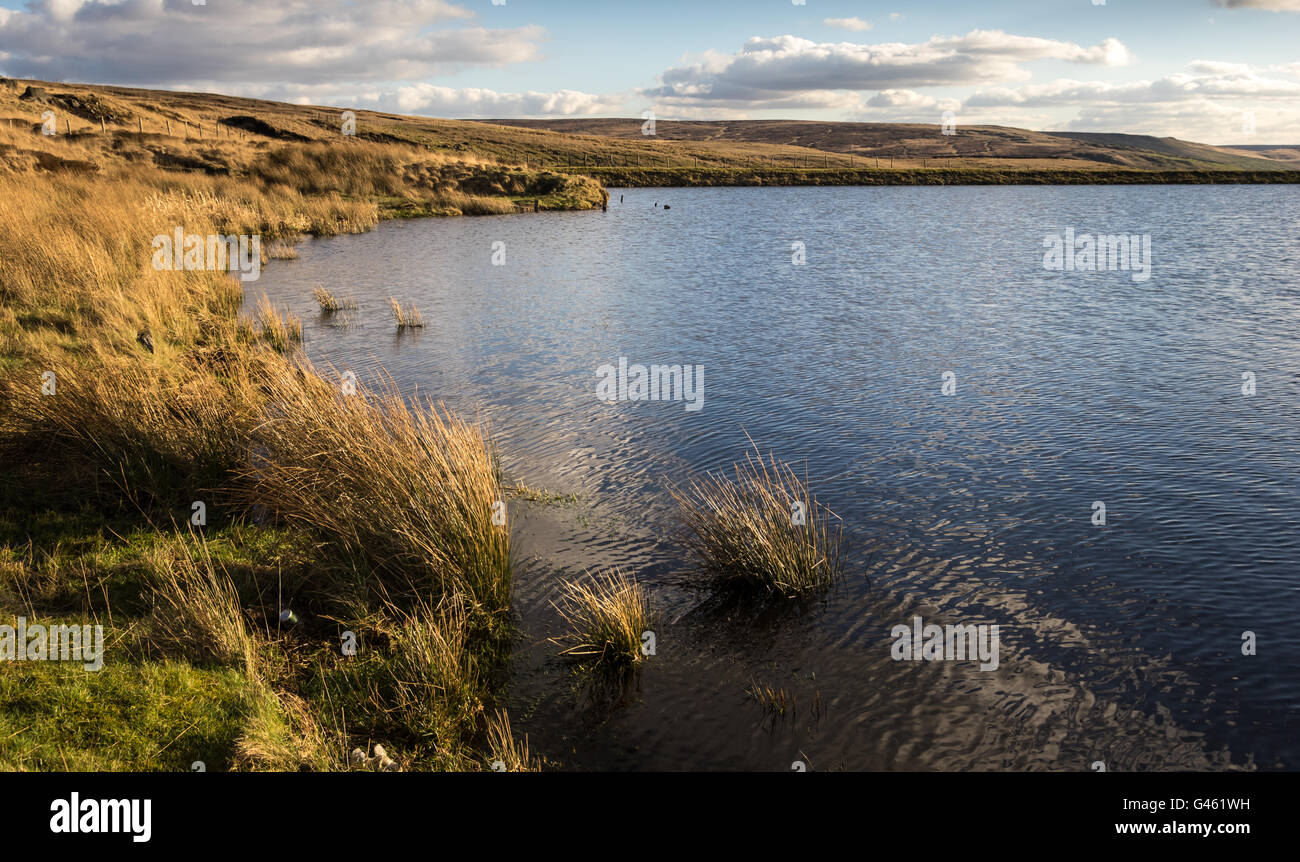 Brun Clough Reservoir, Standedge, Saddleworth border Stock Photo - Alamy