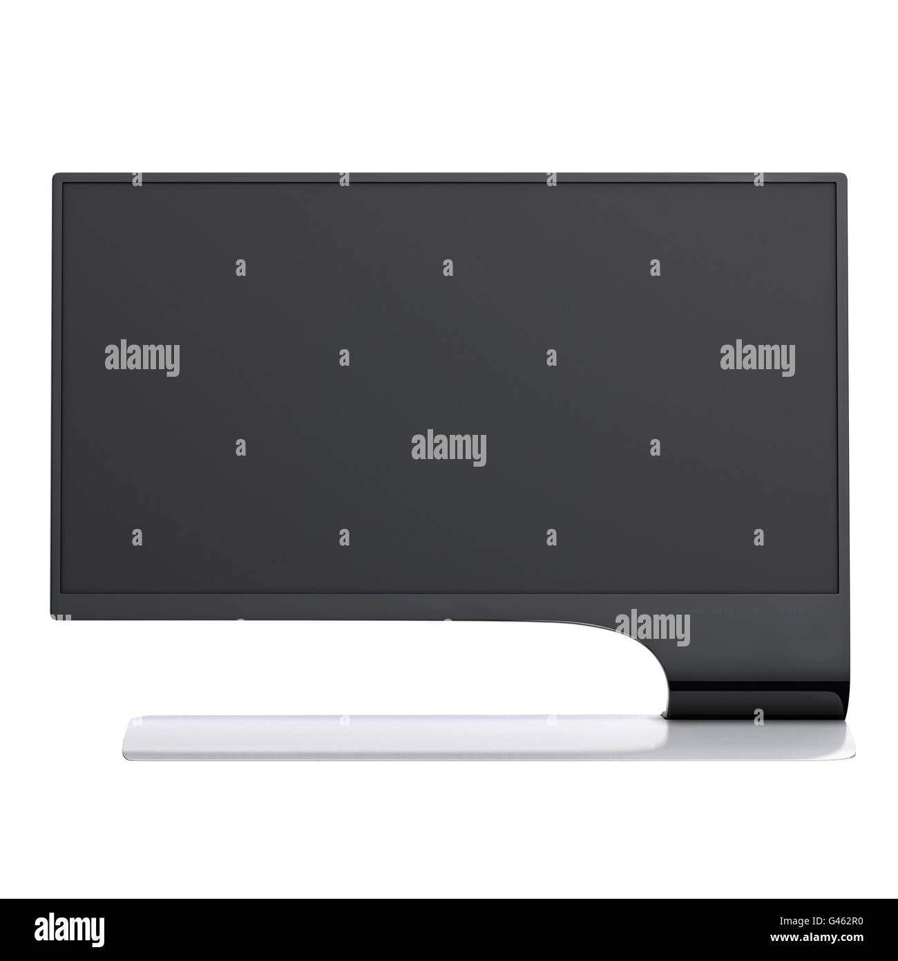 High resolution computer monitor front view. 3d graphic Stock Photo Alamy