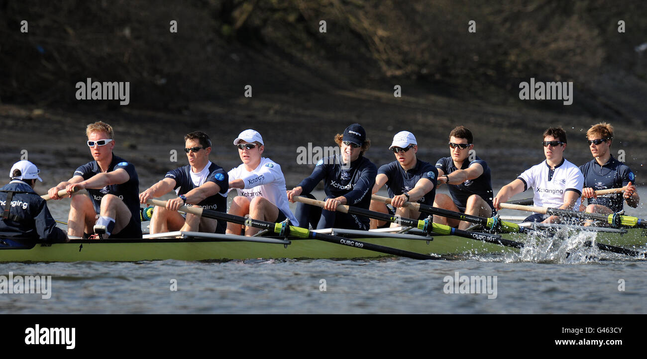 Putney Riverside Rowing Rowing - The 157th Boat Race - Press Launch - Putney Stock Photo - Alamy