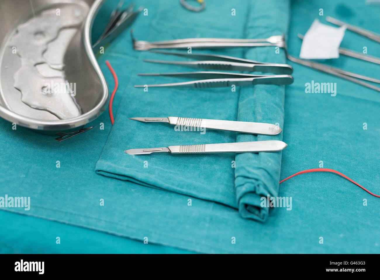 surgical instruments for surgery Stock Photo