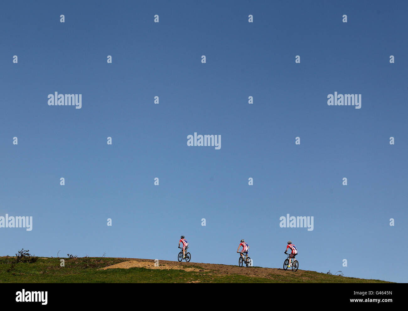 Olympics Completion of Olympic Mountain Bike Venue Hadleigh Farm