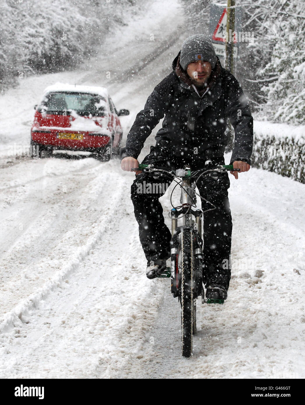 Heavy snowfall in scotland hi-res stock photography and images - Alamy