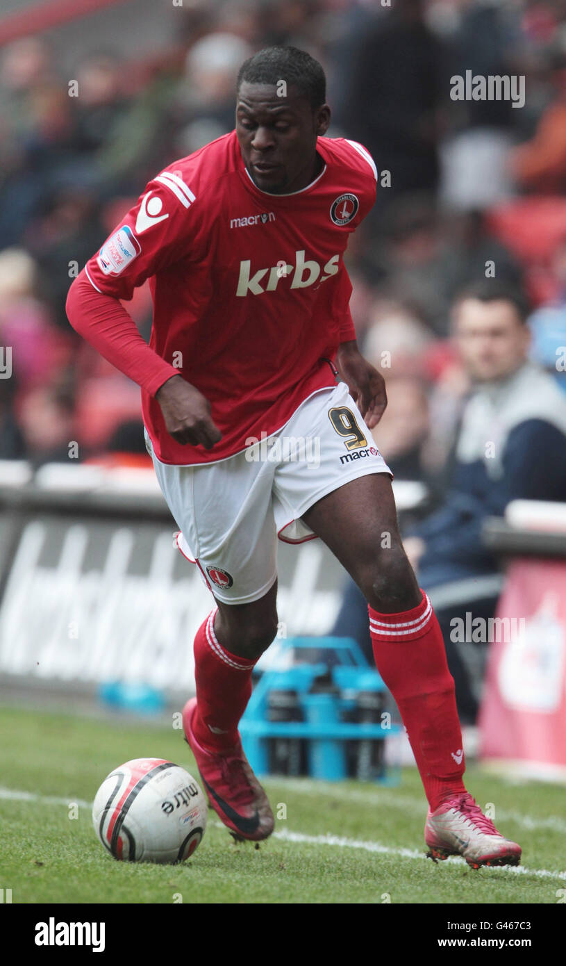 Charlton Athletic's Frank Nouble during the npower Football League One match at The Valley, London. Stock Photo