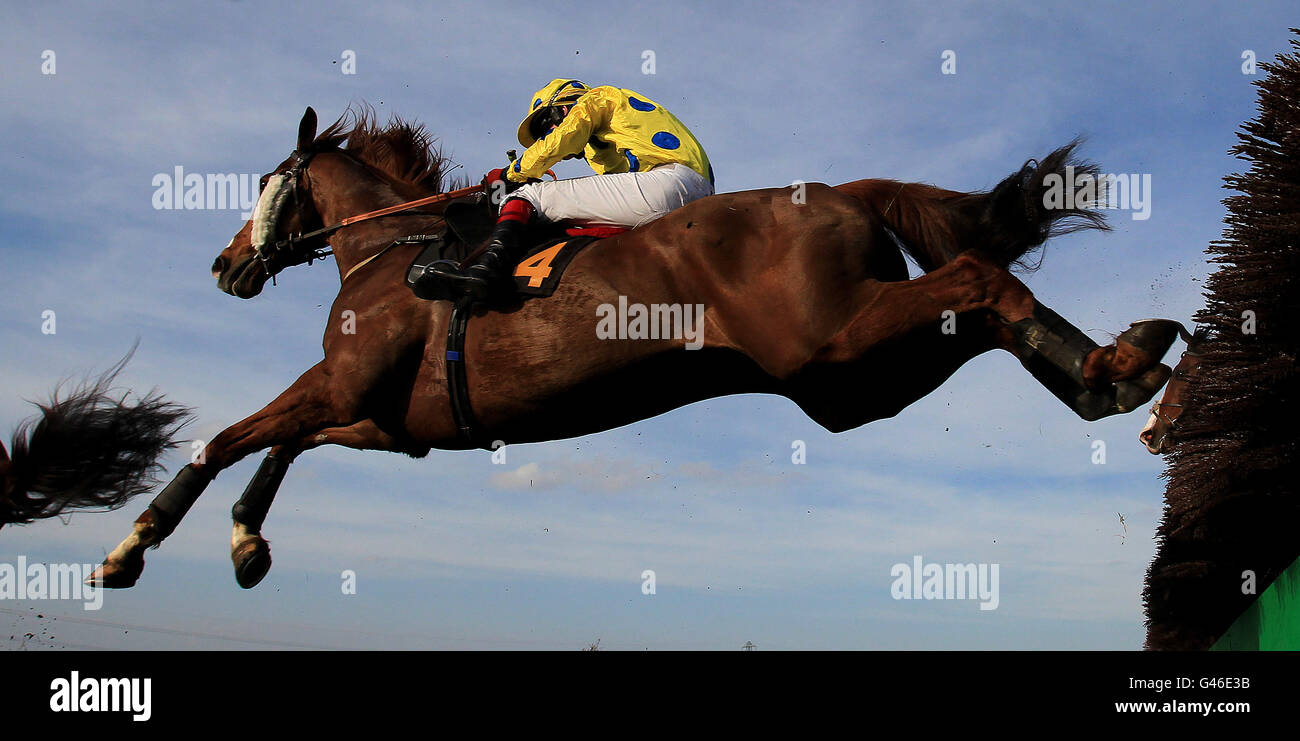 Horse Racing - Southwell Racecourse Stock Photo