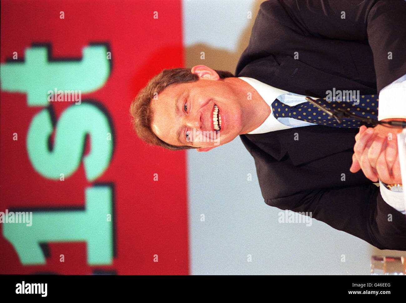 ELECTION Tony Blair Stock Photo - Alamy