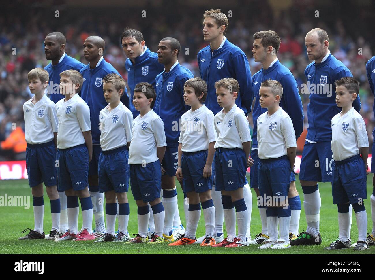 Soccer uefa euro 2012 qualifying group wales england millennium stadium