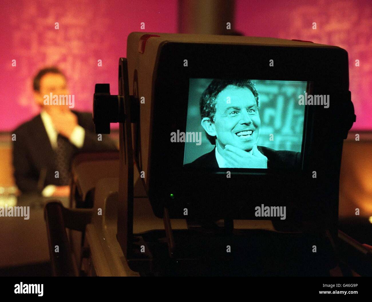 Tony Blair - ITV programme Stock Photo