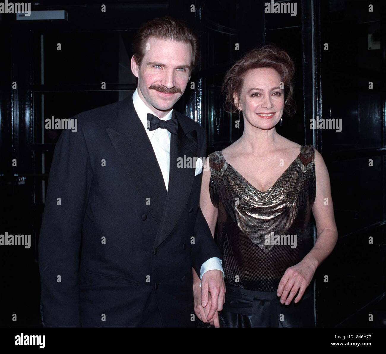 RALPH FIENNES & FRANCESCA ANNIS Stock Photo