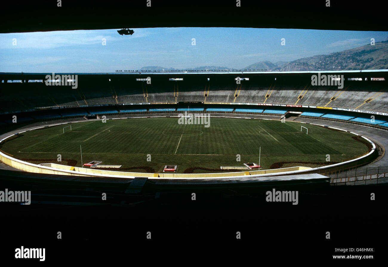 Soccer - Estadio do Maracana Stock Photo